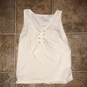 Cute Lace up tank